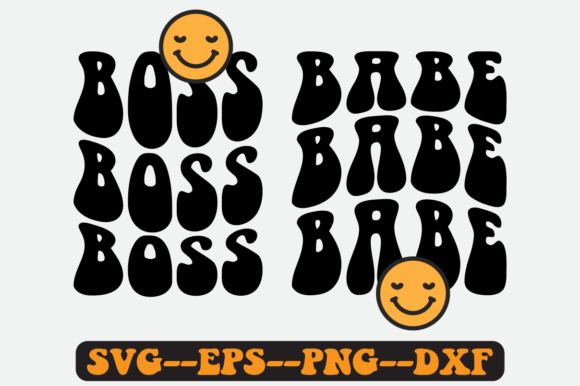 Boss Babe Quote Retro Svg Design