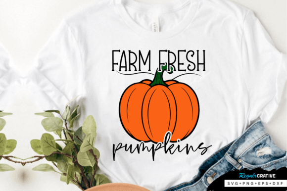 Farm Fresh Pumpkins SVG Design