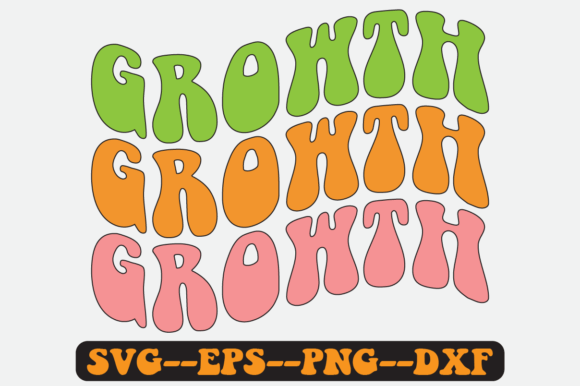 Growth Spring Quote Retro Svg Design