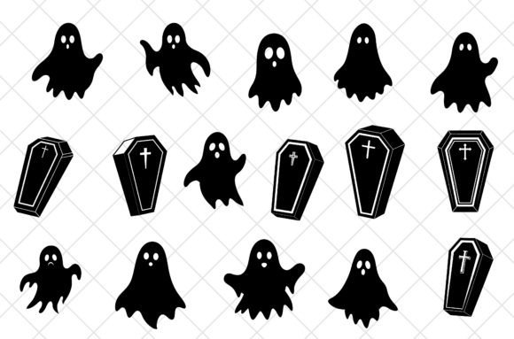 Halloween Ghost Vector Illustration