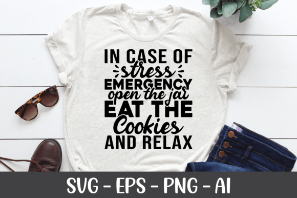 In Case of Stress Emergency Open SVG