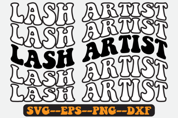 Lash Artist Quote Retro Svg Design
