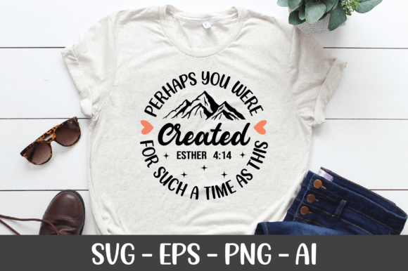 Perhaps You Were Created Esther SVG